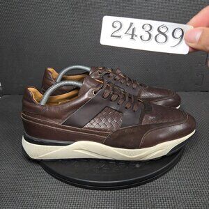 Vellapais Lace Up Shoes Mens Sz 10 Brown White Sneakers